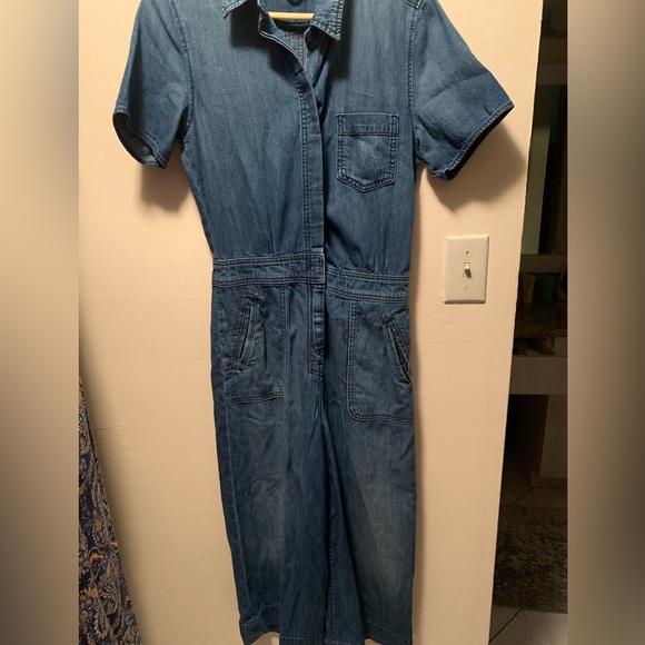 7 For All Mankind Denim Jumpsuit - Picture 2 of 16